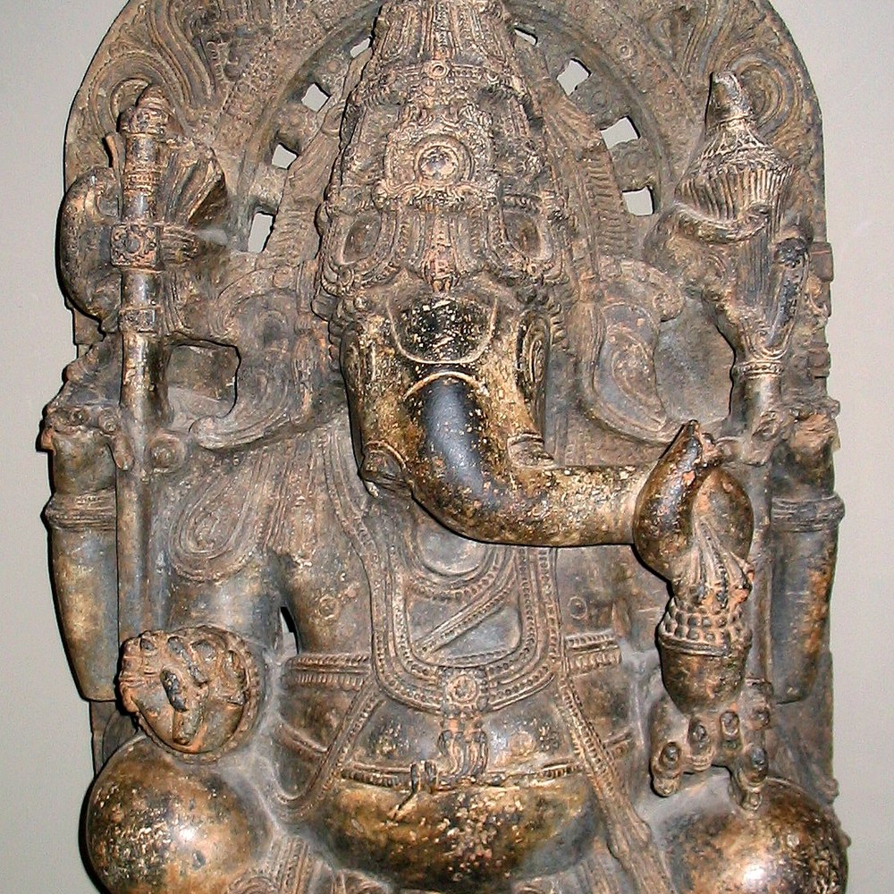 Ganesha Idol - 6 inch Brass