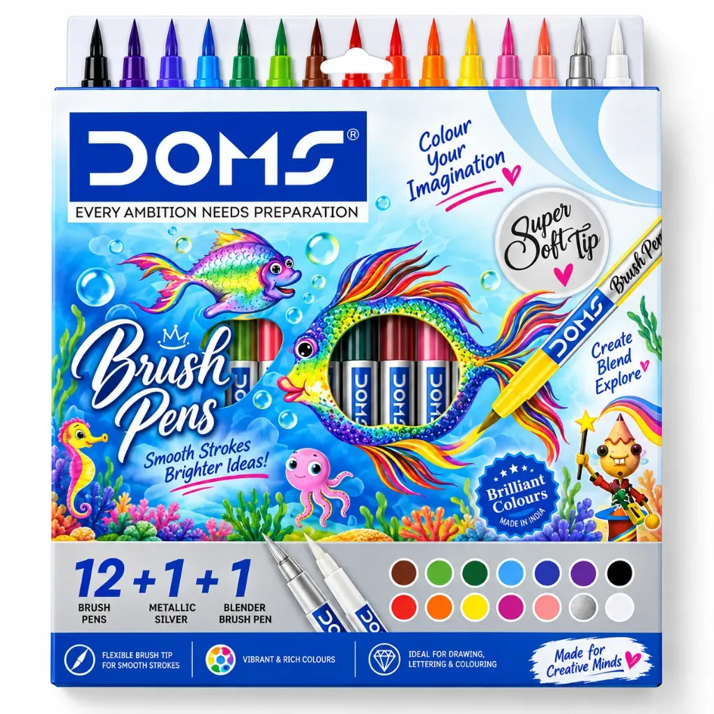 DOMS BRUSH PEN 14 SHADES