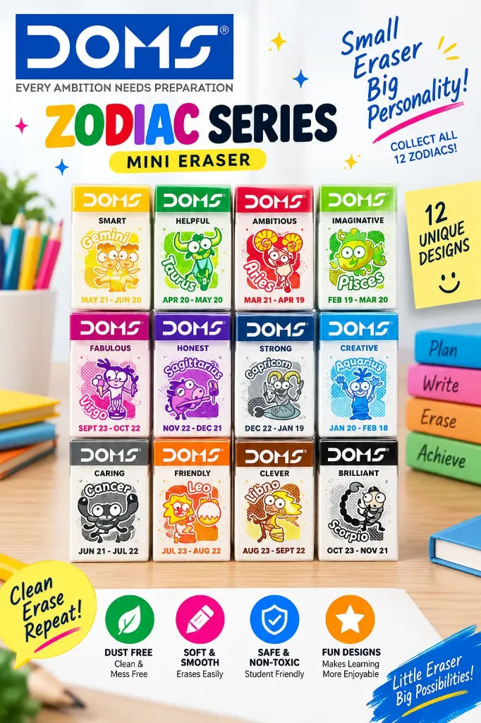 DOMS ZODIAC ERASER