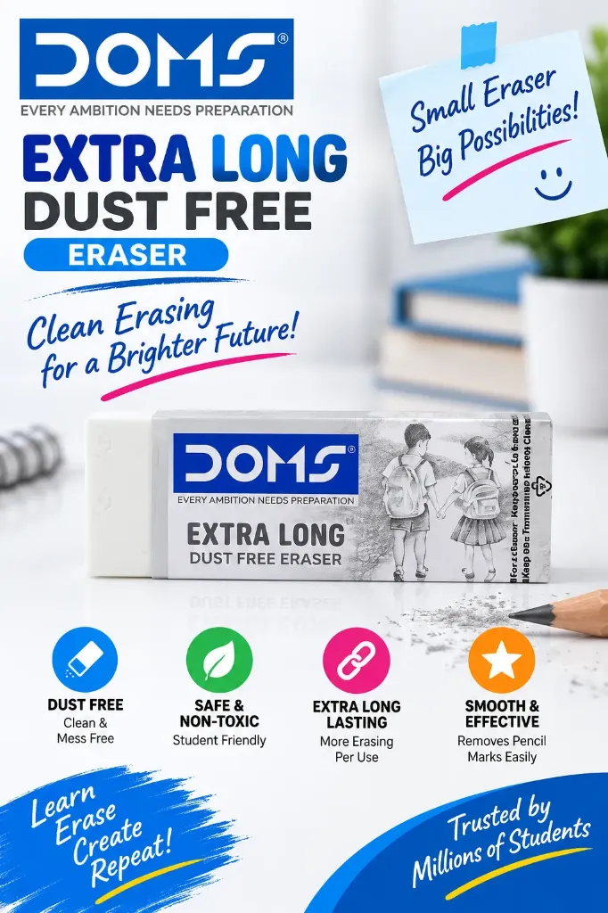 DOMS EURO EX. LONG ERASER
