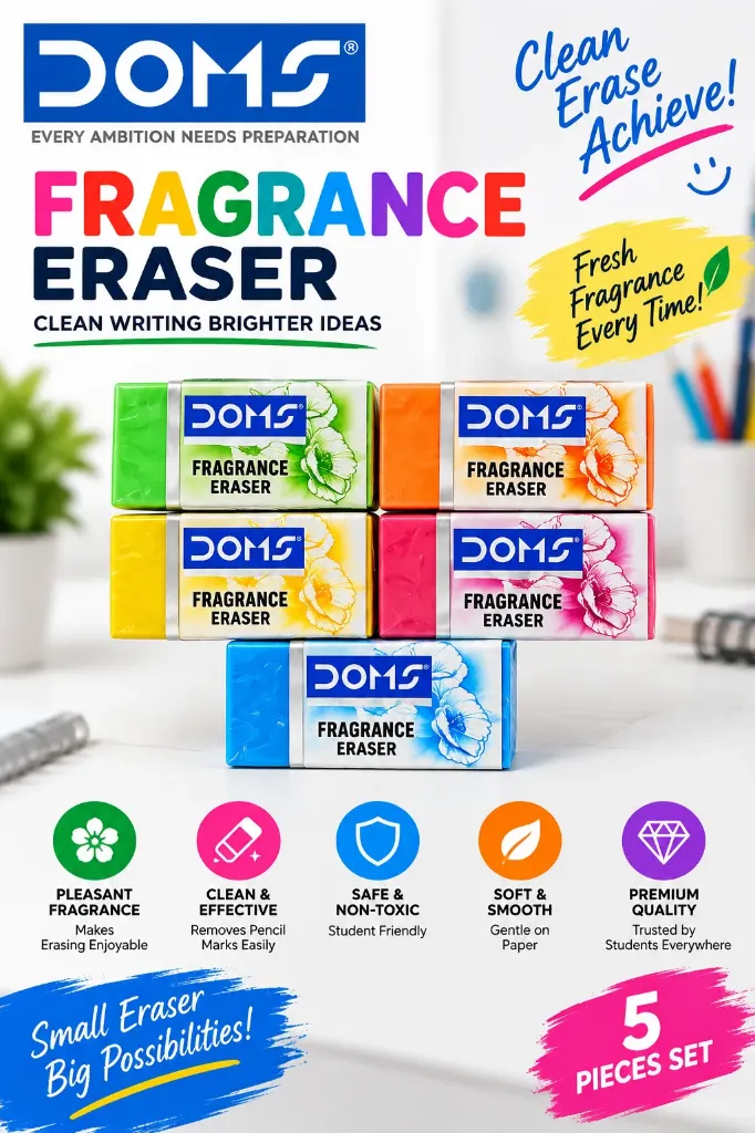 DOMS FRAGRANCE COLOUR JUMBO ERASER