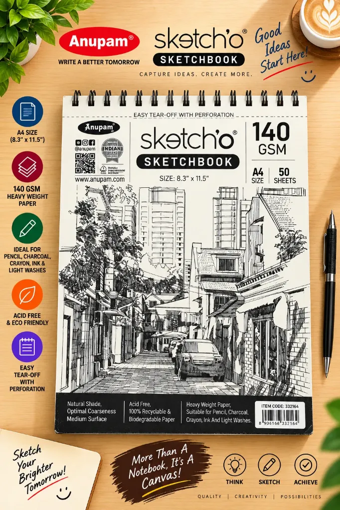 A4 SKETCH BOOK 50 SHEET (210)