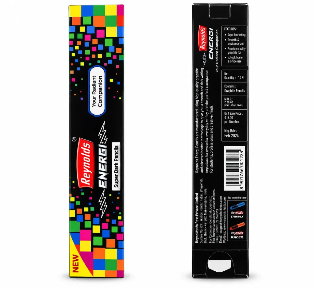 Reynolds Energi Super Dark Pencils – Pack of 10